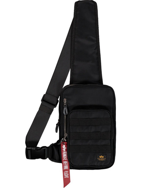 Alpha Industries Ανδρική Τσάντα Ώμου / Χιαστί Μαύρη 266944-03