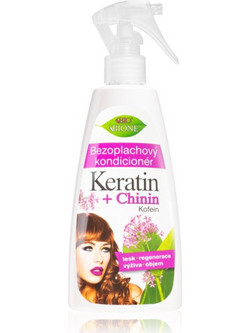 Bione Cosmetics Keratin & Chinin Leave In Conditioner Spray για Επανόρθωση 260ml