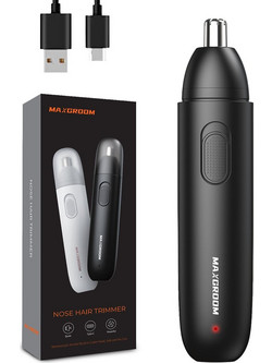 Maxgroom Trimmer Μηχανή Ανδρική Επαναφορτιζόμενη Μύτης Φρυδιών & Αυτιών GT2220A