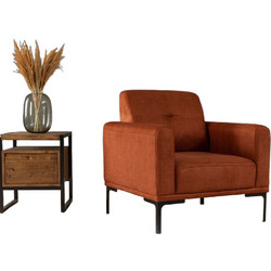Πολυθρόνα Πορτοκαλί Wing Chair Mustang 8683342766746