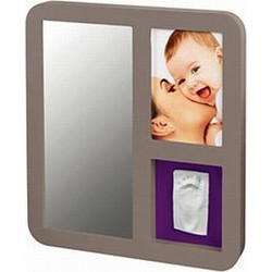 Baby Art Αναμνηστική Κορνίζα με Αποτύπωμα για Μωρά Γκρι 6687-1
