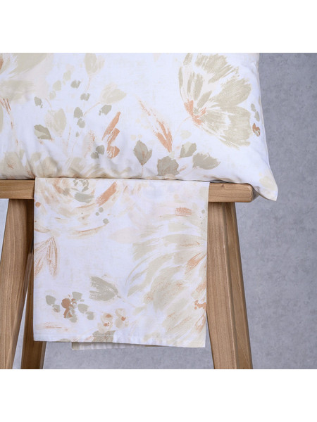 Melinen Σετ Σεντόνια King Size με Λάστιχο 180x200+32 Casual Line Mini Anabelle Beige