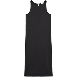 Vero Moda Midi Καλοκαιρινό Καθημερινό Φόρεμα Μαύρο 10344259