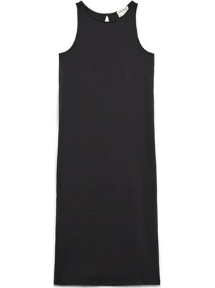 Vero Moda Midi Καλοκαιρινό Καθημερινό Φόρεμα Μαύρο 10344259