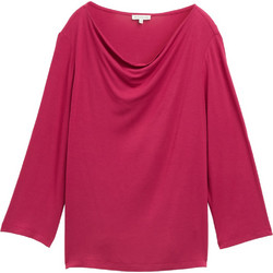 Tom Tailor Γυναικείο Χειμερινό Ντραπέ Top Φούξια 1048943-38999
