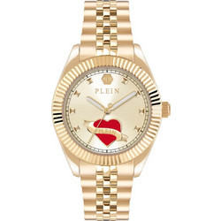 Philipp Plein Valentine Γυναικείο Ρολόι με Χρυσό Μεταλλικό Μπρασελέ PW2BA0725