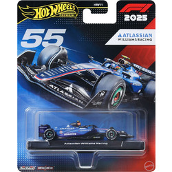 Mattel Hot Wheels Premium F1 2025 Atlassian Williams Racing #55