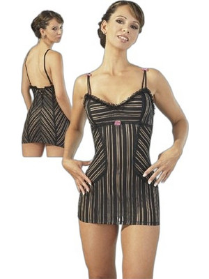 Cottelli Sexy Φόρεμα See Through Μαύρο 27100641020