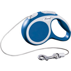 Flexi Vario Πτυσσόμενο Λουρί Σκύλου έως 8kg 3m Μπλε Λευκό