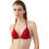 Minerva Bikini Top Τριγωνάκι με Ενίσχυση Κόκκινο 90-9188B-289