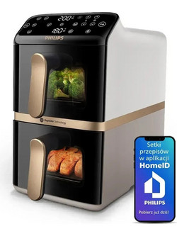 Philips Air Fryer 10lt με Διπλό Κάδο