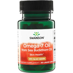 Swanson Omega-7 Oil From Sea Buckthorn Oil 450mg 30 Κάψουλες