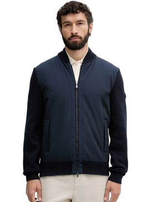 Hugo Boss Ανδρικό Μπουφάν Χειμωνιάτικο Bomber Navy Μπλε 50565508-404