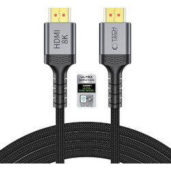 Tech-Protect Καλώδιο HDMI 2.1 Braided HDMI Male to HDMI Male 3m Black 5906302323692