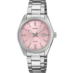 Casio Γυναικείο Ρολόι με Ασημί Μεταλλικό Μπρασελέ LTP-1302PD-4AVEF
