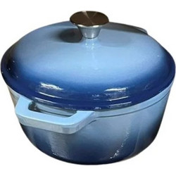 Art Gaz Μαντεμένια Κατσαρόλα Εμαγιέ 24cm 4lt Γαλάζιο