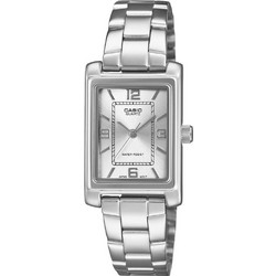 Casio Γυναικείο Ρολόι με Ασημί Μεταλλικό Μπρασελέ LTP-1234PDD-7A