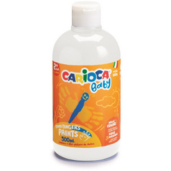 Carioca Baby Δακτυλομπογιά Λευκή 500ml 133050001