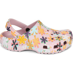 Crocs Παιδικά Παπούτσια Θαλάσσης για Κορίτσι Ανατομικά Ροζ Πορτοκαλί 213270-5AD