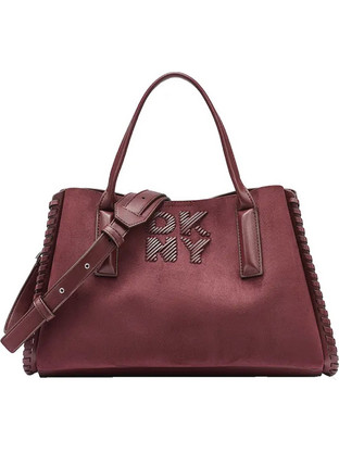 DKNY Γυναικεία Τσάντα Χειρός από Δερματίνη Μπορντό R62DMI98-AWN