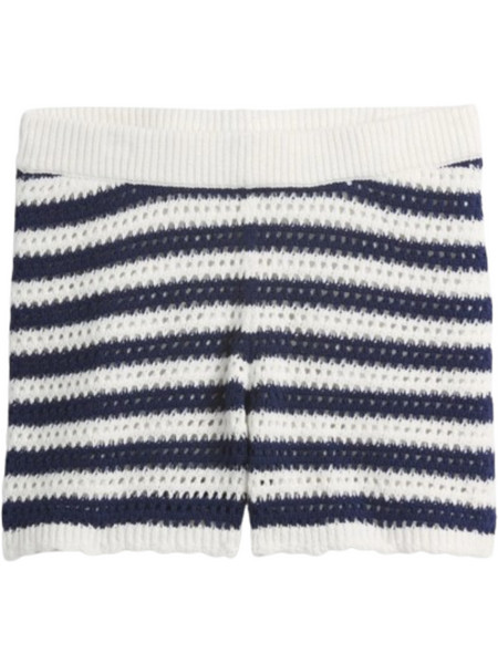Gap Παιδικό Σορτς Υφασμάτινο Λευκό Navy Μπλε 898752000