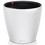 Lechuza Classico Color Ls 35 Αυτοποτιζόμενη Γλάστρα Εσωτερικού Χώρου Στρογγυλή Πλαστική Λευκή 35x32cm 14280