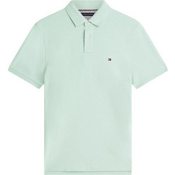 Tommy Hilfiger Ανδρική Μπλούζα Polo Κοντομάνικη Τιρκουάζ MW0MW17770-MAI
