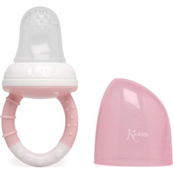 Kiokids Τροφοδότης Σιλικόνης 6m+ Ροζ