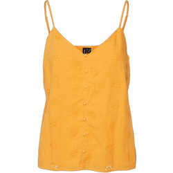 Vero Moda Γυναικείο Καλοκαιρινό Top Βαμβακερό Πορτοκαλί 10281723