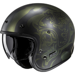 HJC V31 Flame MC4SF Black Multicolor Κράνος Μηχανής Jet 1150gr