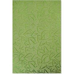 Statovac Φύλλα Χαρτόνι Αυτοκόλλητο Πράσινο Glitter 21x29cm 10τμχ 136040