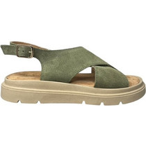 Bellini Γυναικεία Σανδάλια Suede Χακί 17986