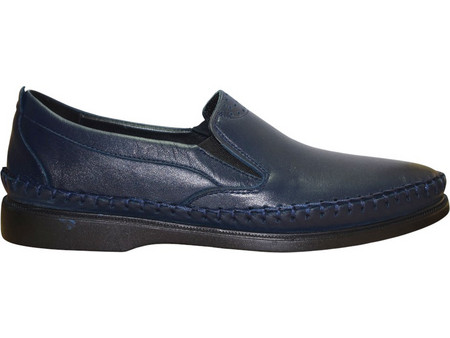 Gotsi Ανδρικά Μοκασίνια Loafers Δερμάτινα Navy Μπλε 045