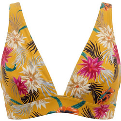 Livia Bikini Top Τριγωνάκι Floral Πορτοκαλί NEROLIE-MANGENI-ZFA72