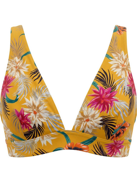 Livia Bikini Top Τριγωνάκι Floral Πορτοκαλί NEROLIE-MANGENI-ZFA72
