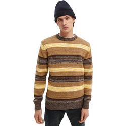 Scotch & Soda Ανδρικό Πουλόβερ Καφέ 164013-0218