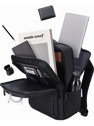 Anda Seat Αδιάβροχο Backpack Laptop 16" Black 278-00-ADSBGPROBK