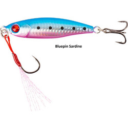 Mustad Mezashi Micro Casting Τεχνητό Δόλωμα Πλάνος Φωσφοριζέ 7cm 10gr Bluepin Sardine