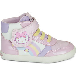 Geox Hello Kitty Παιδικά Sneakers Μποτάκια Ροζ B661MC05402C0406