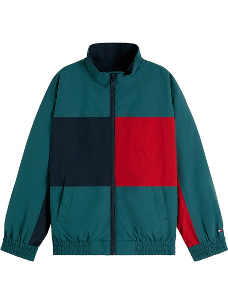 Tommy Hilfiger Παιδικό Μπουφάν Softshell Πετρόλ KB0KB10457-C1G