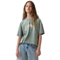 Gap Παιδικό T-Shirt Κοντομάνικο Πράσινο Mint 898828000