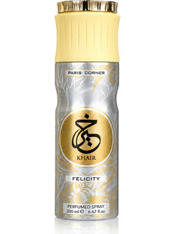 Paris Corner Khair Felicity Γυναικείο Αποσμητικό Spray Χωρίς Αλουμίνιο 200ml