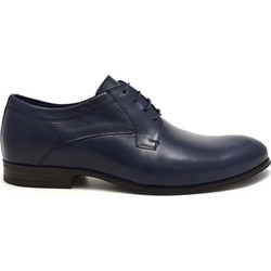 Damiani Ανδρικά Σκαρπίνια Derby Δερμάτινα Navy Μπλε 1197