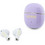 Guess Gold Line Glossy Classic Logo TWS Ακουστικά Bluetooth Earbud Purple