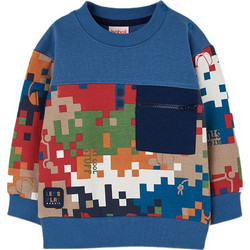 Boboli Παιδικό Φούτερ Μπλε Πορτοκαλί Κόκκινο 504043-1