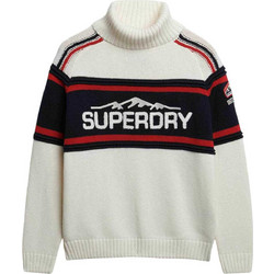 Superdry Γυναικεία Πλεκτή Μπλούζα Ζιβάγκο Λευκή W6110659A-I1X