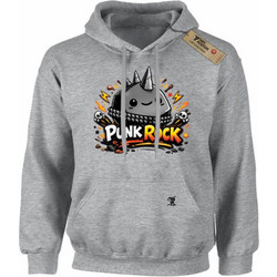 Takeposition Punk Rock Παιδικό Φούτερ με Κουκούλα Γκρι 811-1650