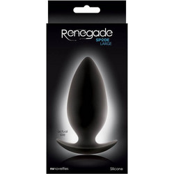 NS Novelties Renegade Spades Πρωκτική Σφήνα Μαύρη 657447093821