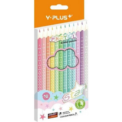 Y-Plus Rainbow Pastel Ξυλομπογιές Σετ 12τμχ