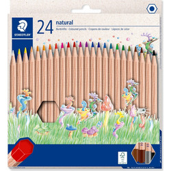 Staedtler Natural Ξυλομπογιές Σετ 24τμχ